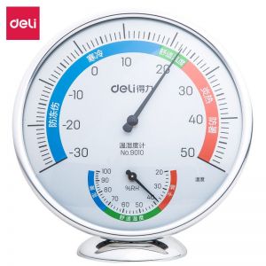 得力 室内温湿度计得力 9010 只