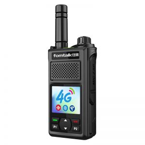 泛腾/FOMTALK 模拟对讲机 POC2800K 对讲距离:全国(视环境而定) 4G全网通 有显示屏 黑色
