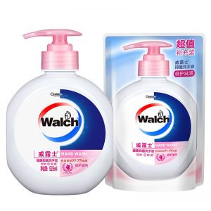 威露士/WALCH 健康抑菌洗手液 525ml+250ml(赠送) 倍护滋润