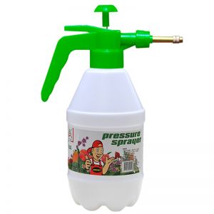 兰诗（LAUTEE）HF-C301 铜头喷水壶 酒精喷壶消毒液喷壶 气压式喷壶 多用途喷雾壶 1L喷壶 颜色随机 1个装