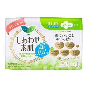 乐而雅/LAURIER 卫生巾 225mm*20片 F透气棉柔 日用 护翼型