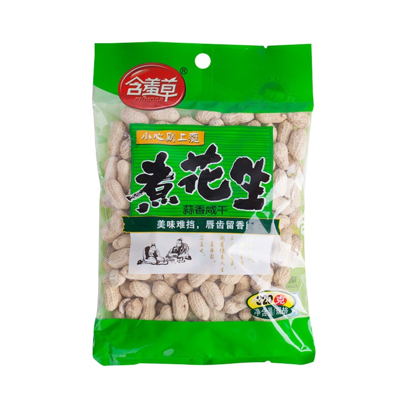 含羞草 咸干花生 12个月 320g 蒜香