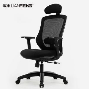 联丰LIANFENG办公椅子电竞椅人体工学椅DS-169黑色（单位：把）